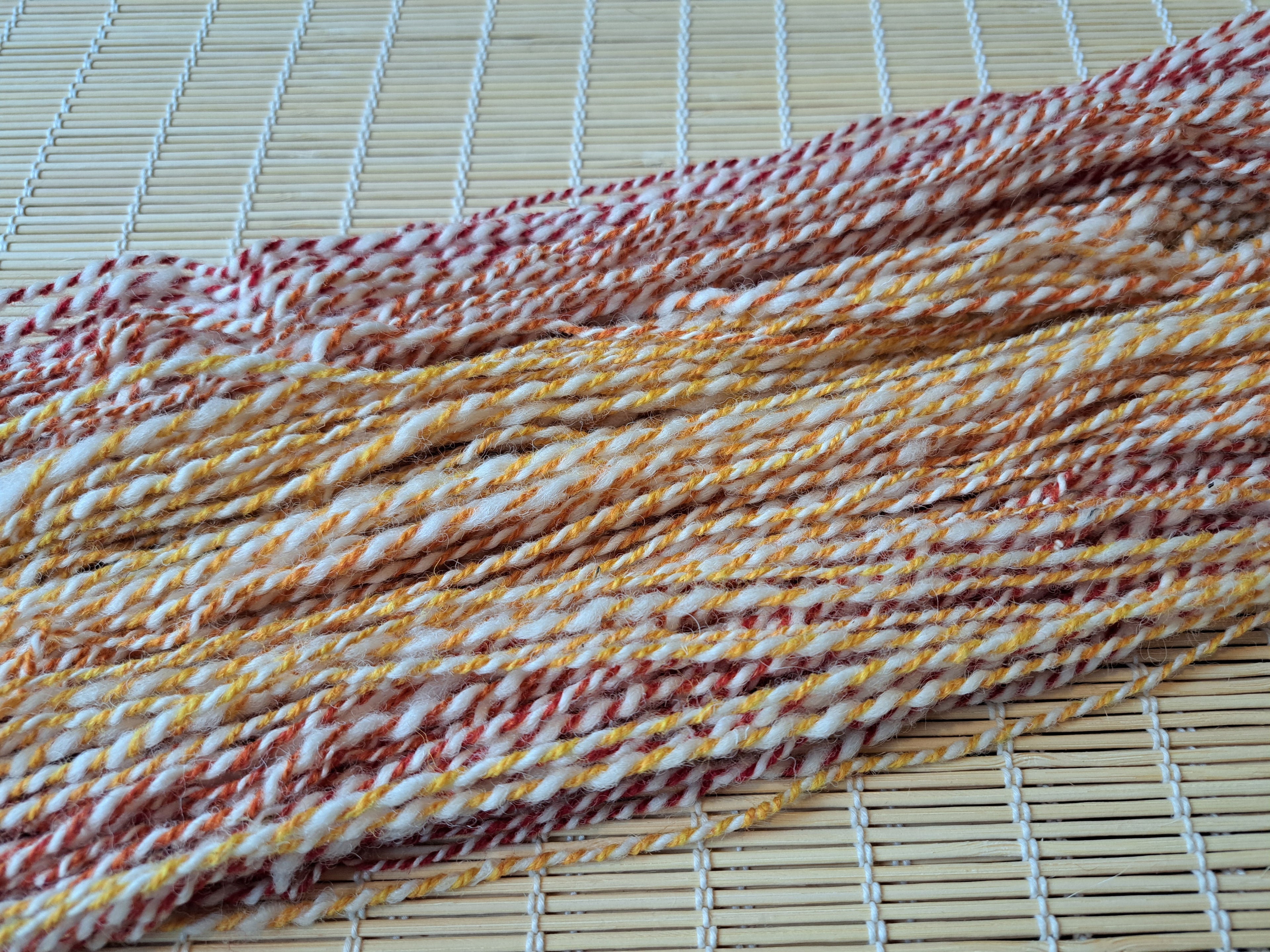 Sunny Days - tones of Cream, yellow, orange, red)