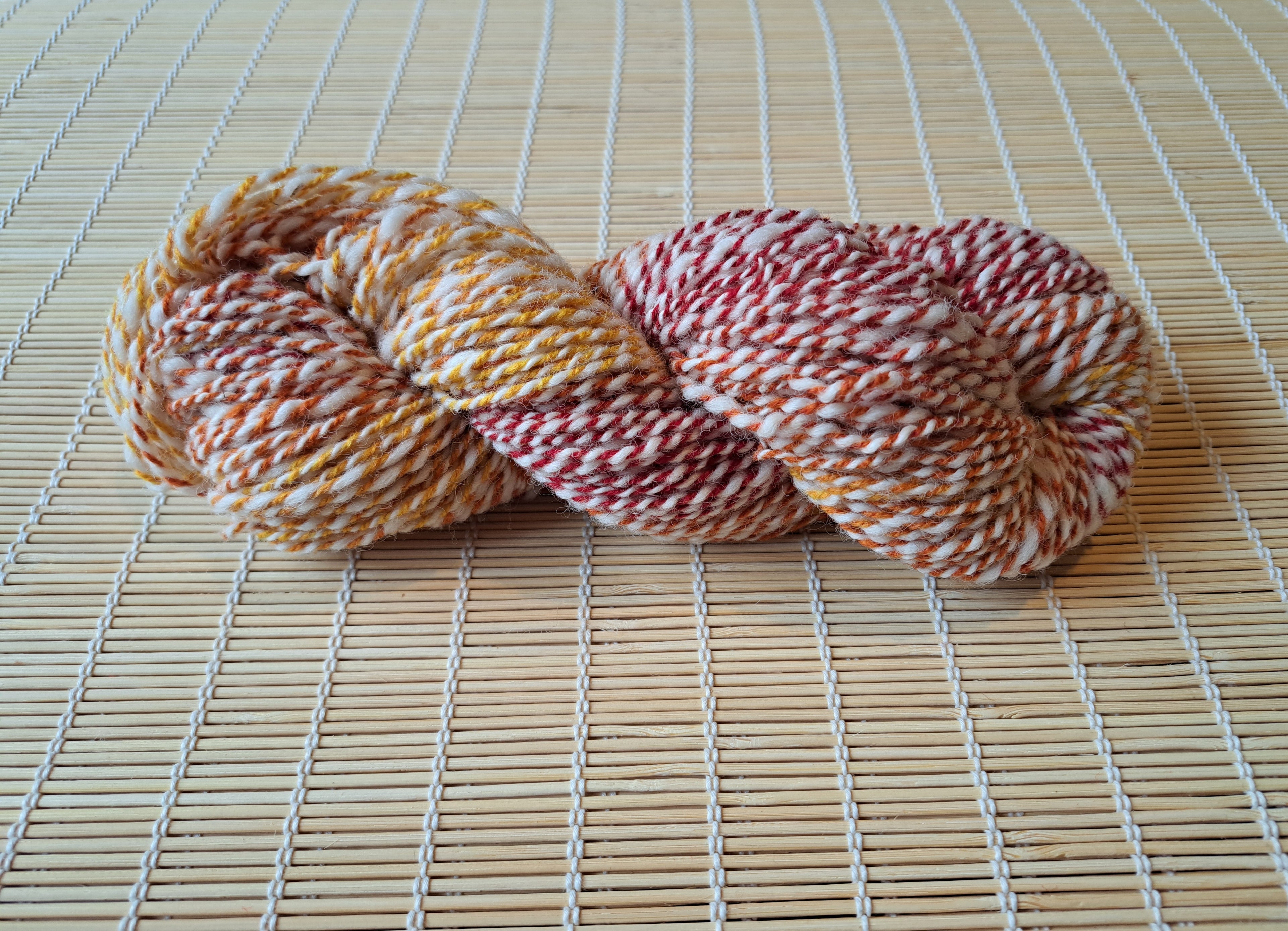 Sunny Days - tones of Cream, yellow, orange, red)