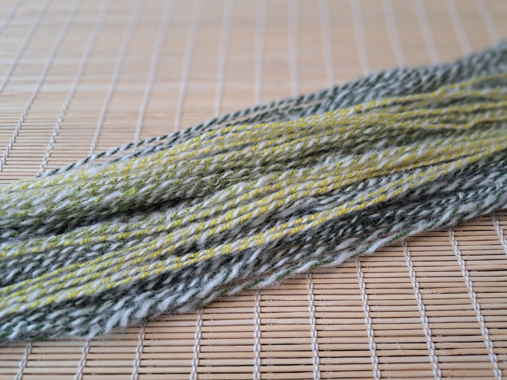 Soft Moss - tones of yellow, emerald and sage green